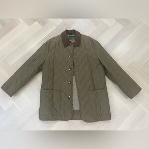 Lauren By Ralph Lauren Men’s quilted jacket greenish brown size S (fits like L)